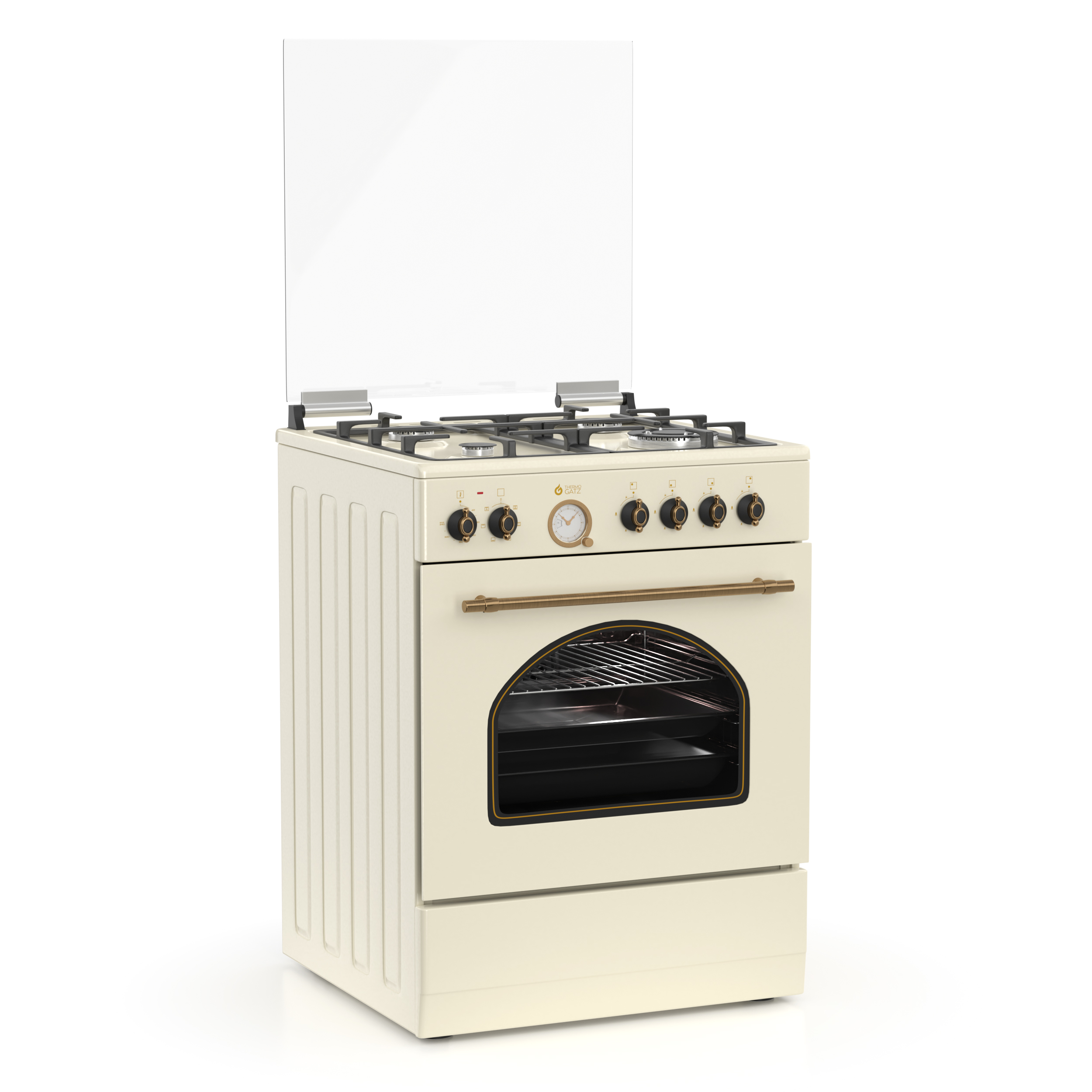 Κουζίνα Μικτή Αερίου-Υγραερίου Thermogatz TGS 4320 Beige